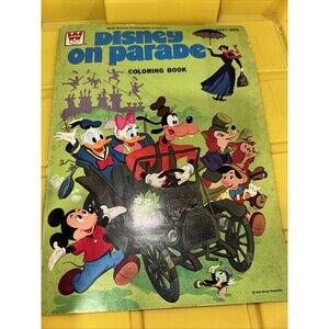 Whitman Disney On Parade coloring book 1647